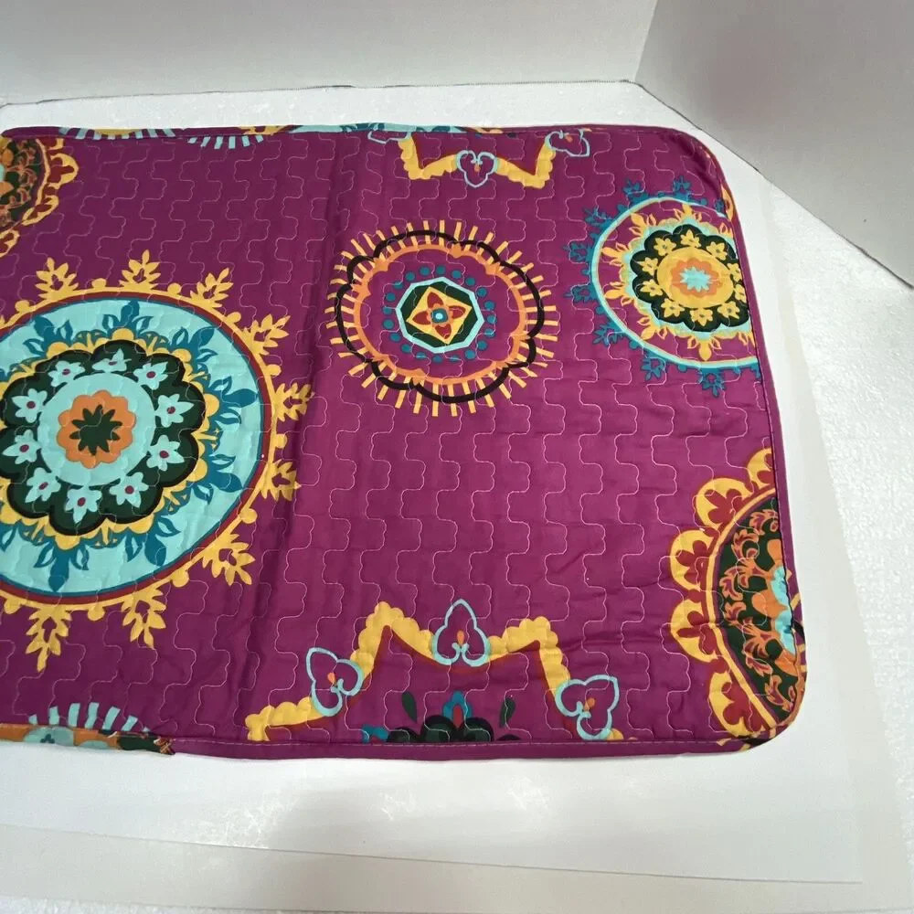 LUSH Brand Pillow Cover Multicolored Boho Hippie Style 26X20 End Zipper Closure